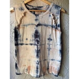 Chaser Brand Linen Tie-Dye Top